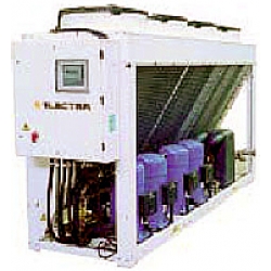 Enfriadoras de Agua Scroll condensada por Aire Electra VLS, VLH