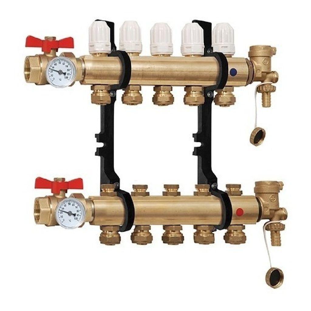 Colector premontado de distribución Saladillo modelo Luxus Bronce