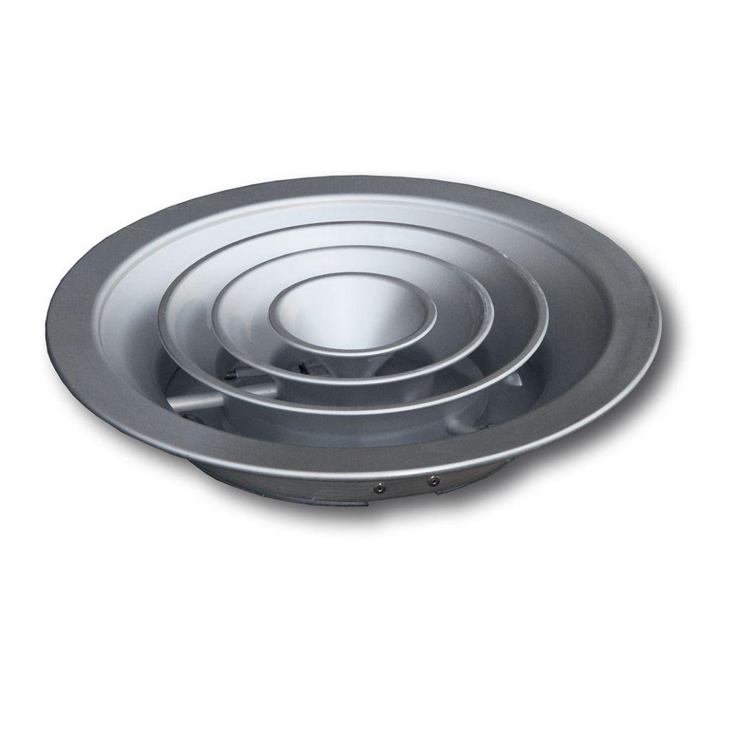 Difusor circular con aro plano