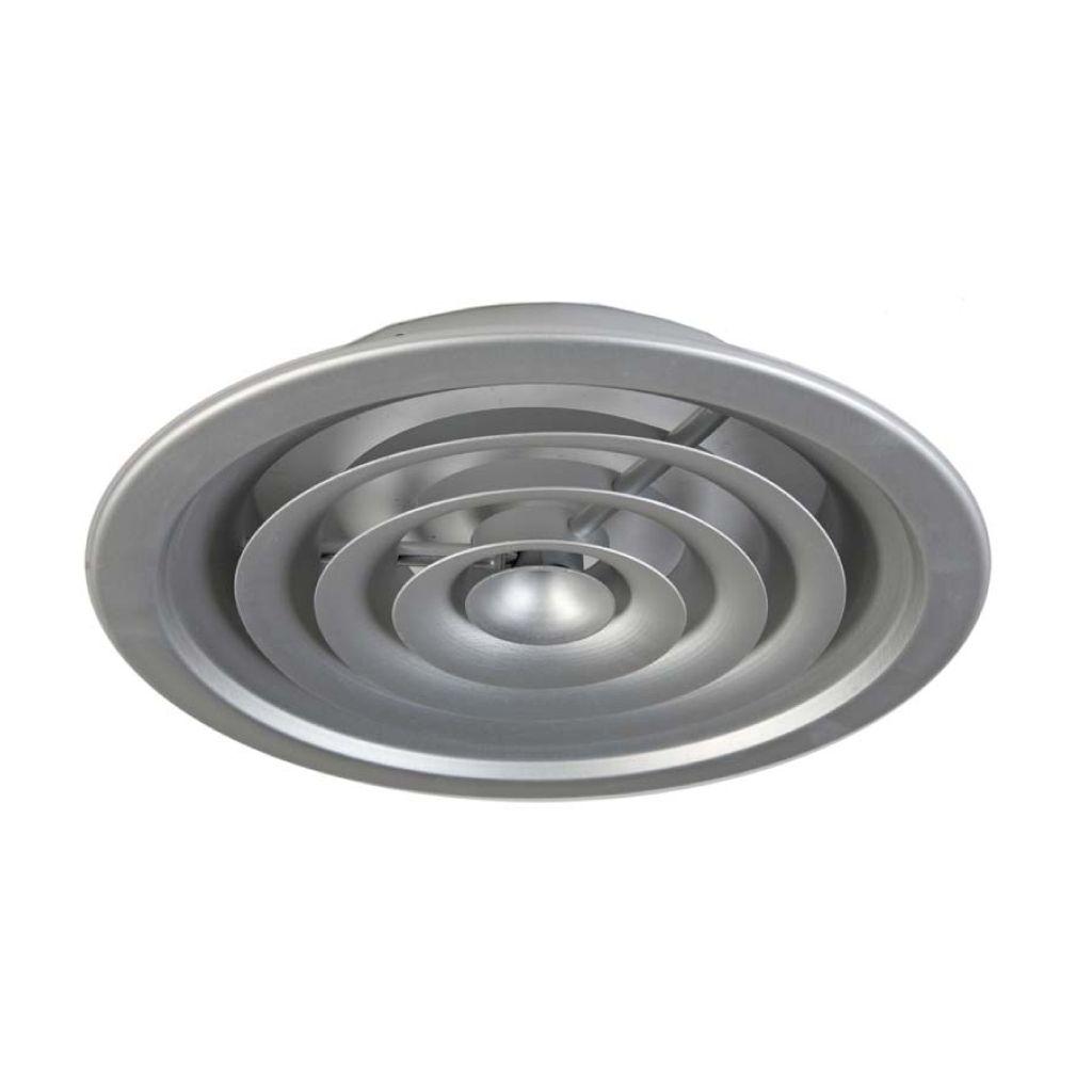 Difusor circular con aro plano