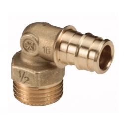 Racor a 90º rosca macho Giacomini - GZ127Y044 Racor a 90º rosca 3/4"x3/4"M