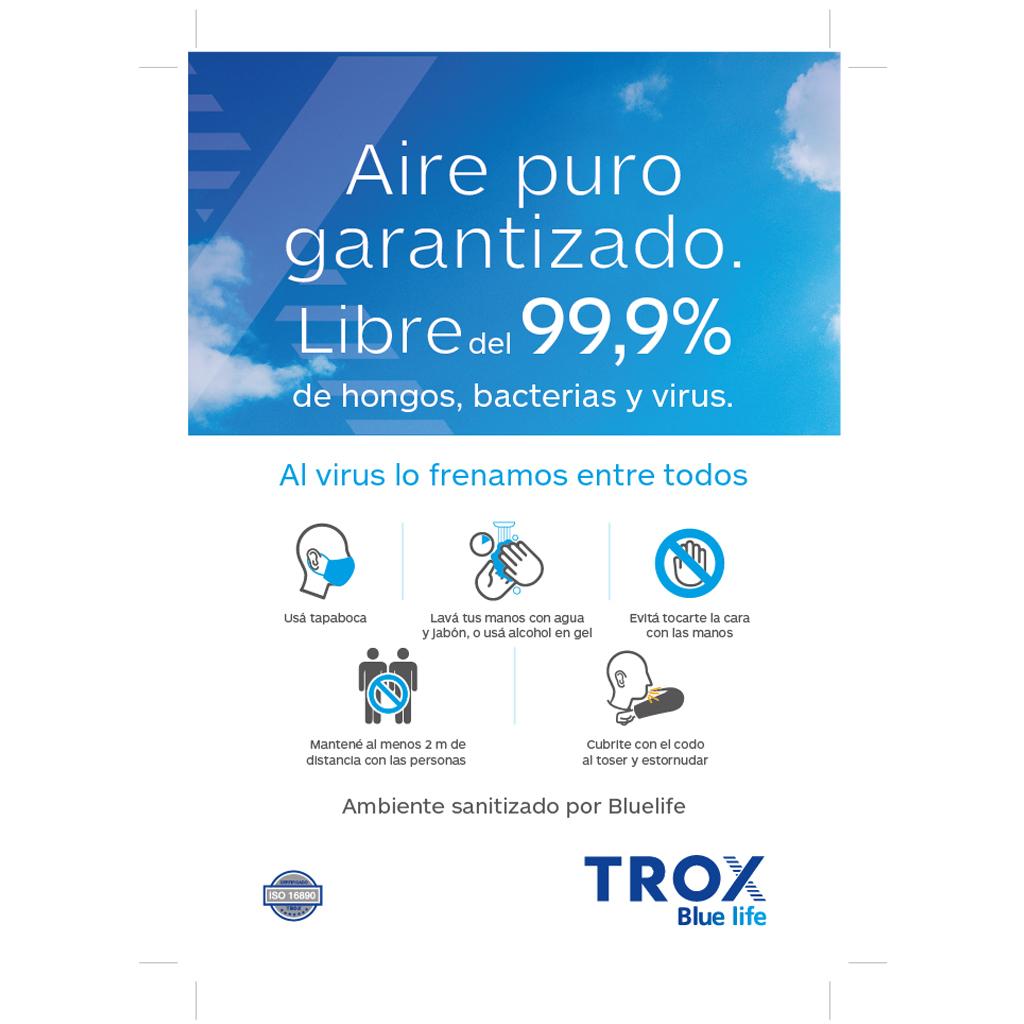 Purificadores de Aire HEPA TROX Blue Life para Conductos