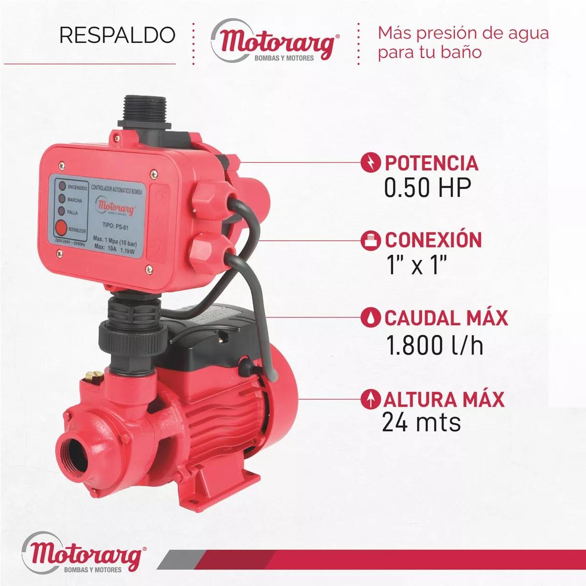 Bomba Presurizadora Motorarg PF Pres