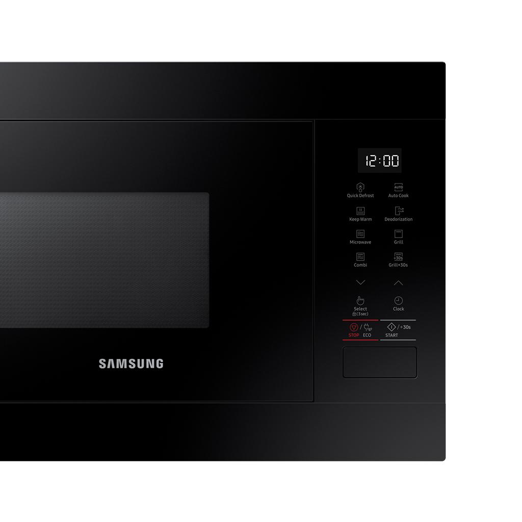 Microondas Samsung Empotrable con Grill 22L Negro