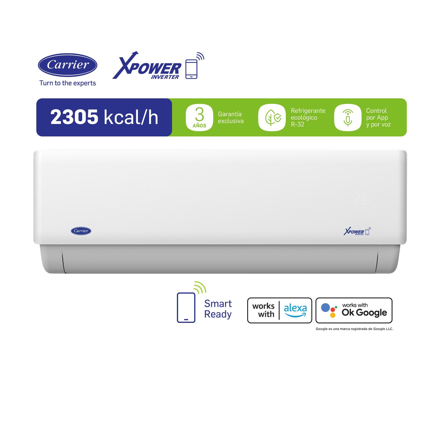 Aire Acondicionado Carrier Split X-Power Smart Inverter 2026