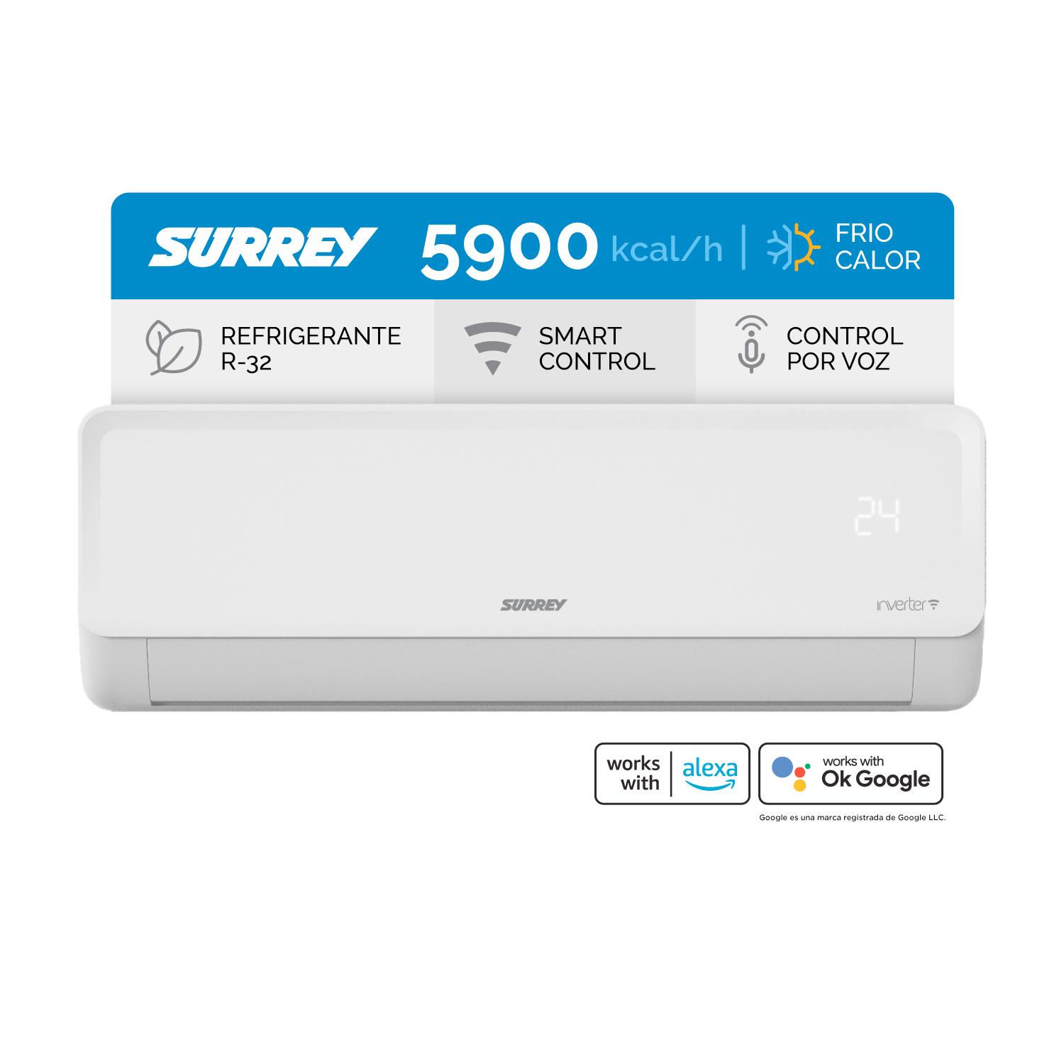 Aire Acondicionado Surrey Split Smart Inverter 2026